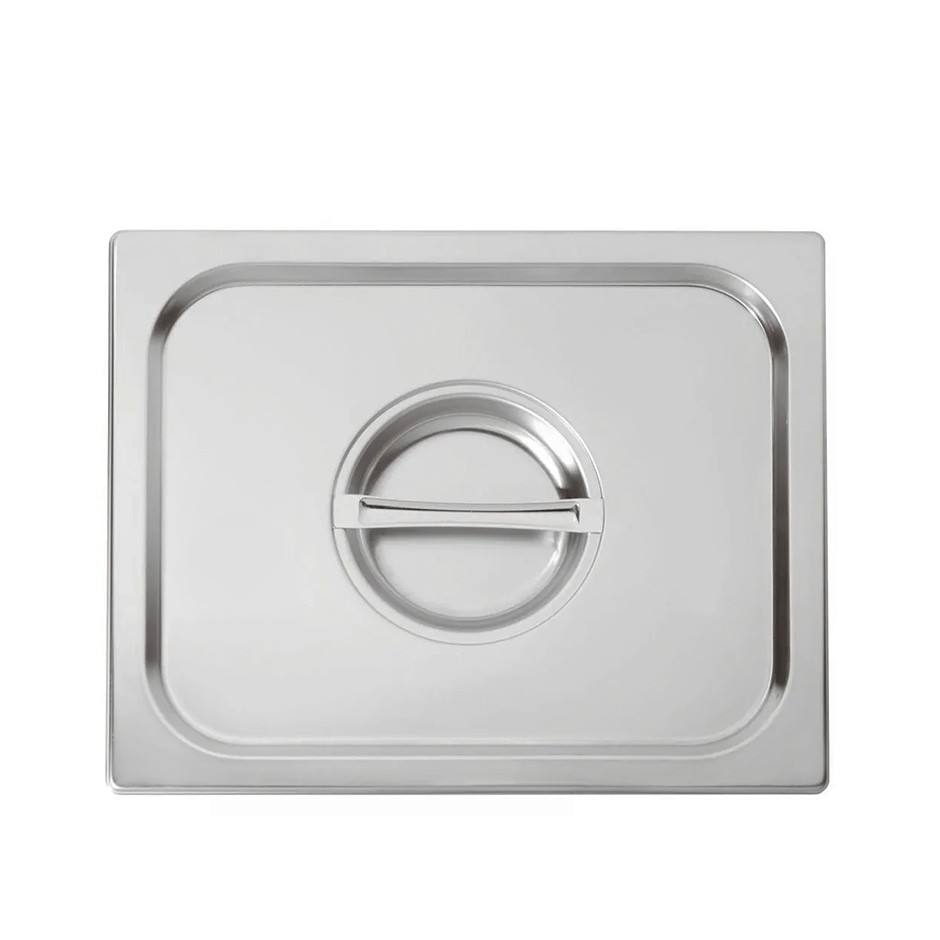 Tapa de acero inox capacidad GN2/3  L176mm x P162 m