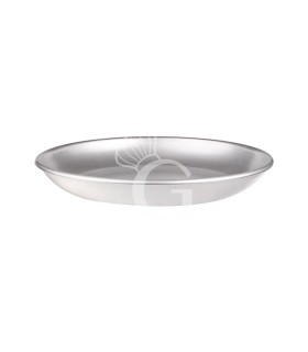 Bandeja para marisco de acero inox Ø36 x H 5,5