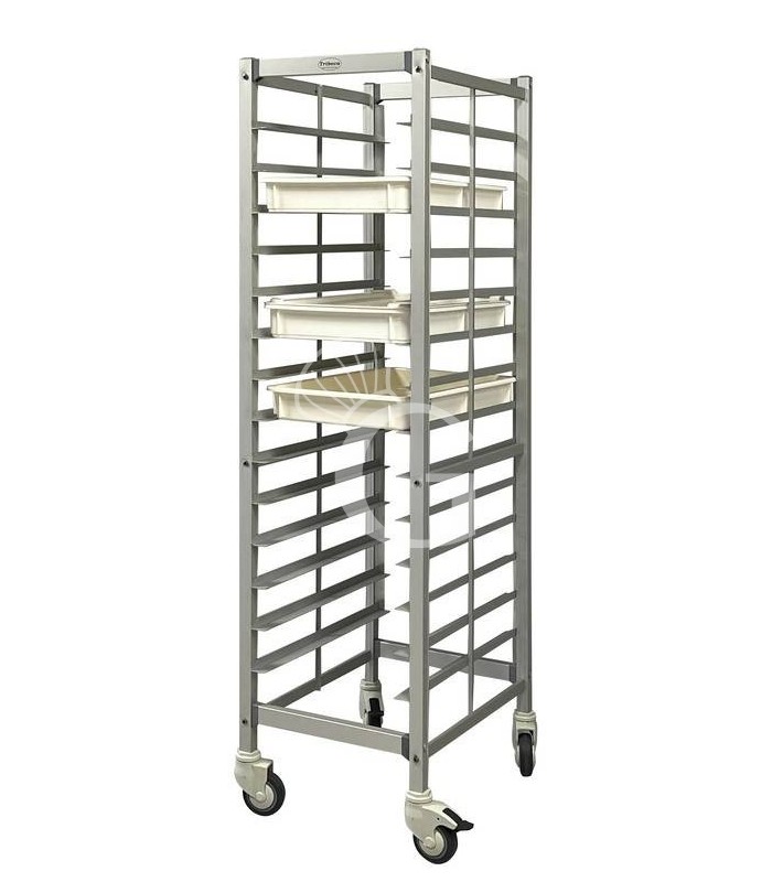 Carro para cajas masa pizza L 620 mm x P 480 mm x H 1170 mm