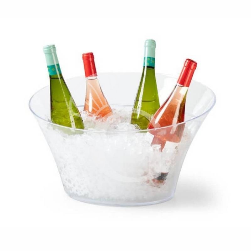 Cubitera de acrílico transparente para champagne L 445 x P 415 x H 250 mm