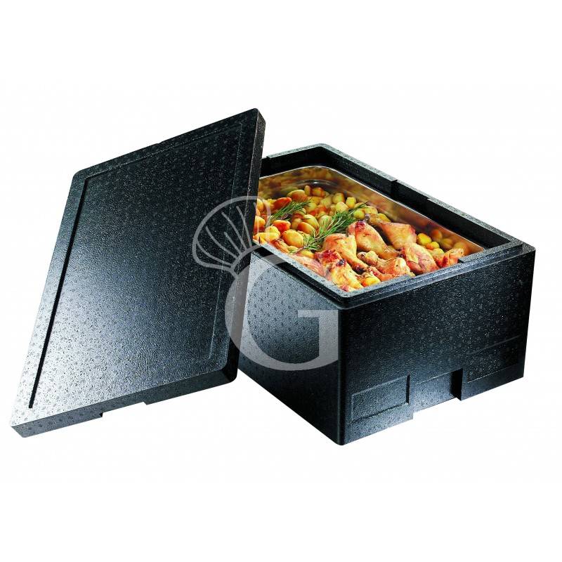 Contenedor isotérmico de polipropileno 19 LT para cubetas GN1/2 L 415 mm x P 320 mm x A 285 mm
