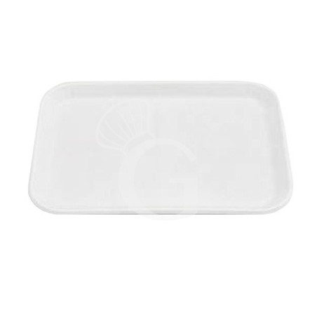 Bandeja anti-absorbente de SAN para alimentos dimensiones L 420 mm x P 300 mm x H 12 mm. Color blanco Bandeja anti-absorbente de SAN para alimentos dimensiones L 420 mm x P 300 mm x H 12 mm. Color blanco