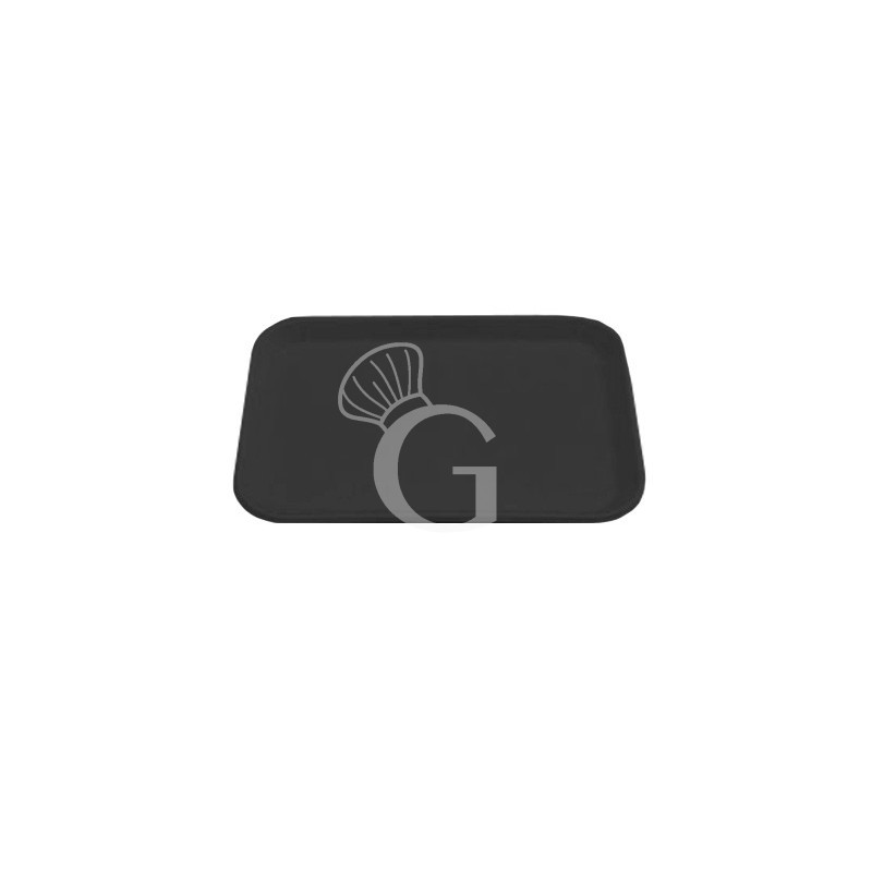 Bandeja anti-absorbente de SAN para alimentos dimensiones L 420 mm x P 300 mm x H 12 mm. Color negro