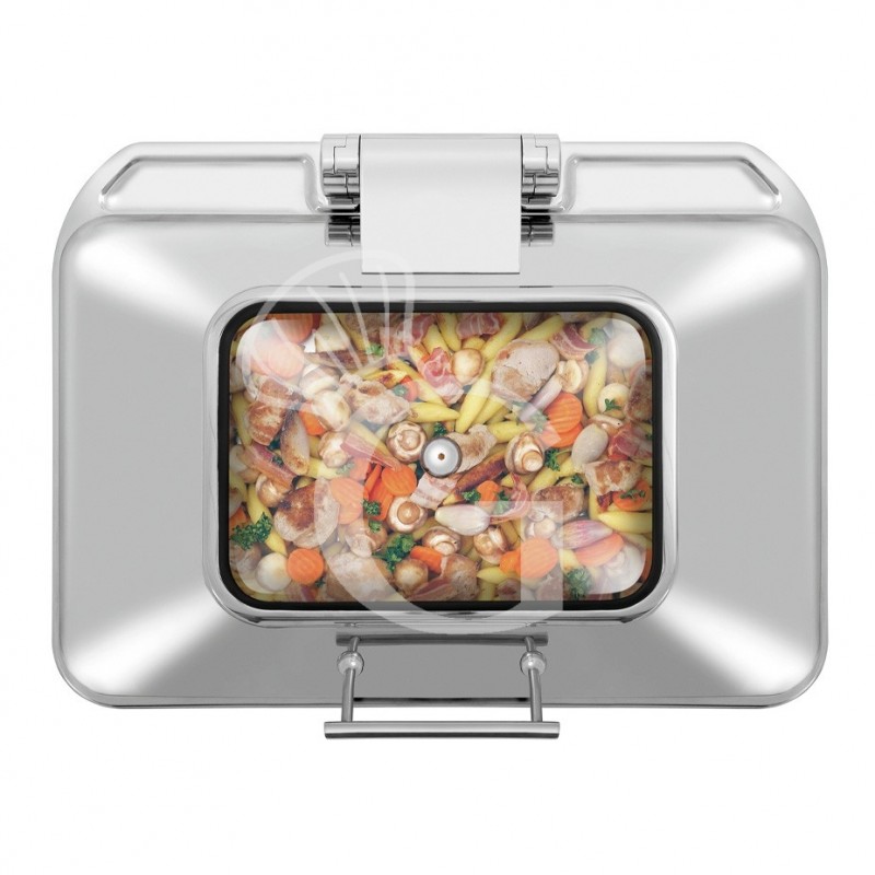 Chafing Dish con tapa GN1/1 para inducción L 580 x P 420 x H 205 mm