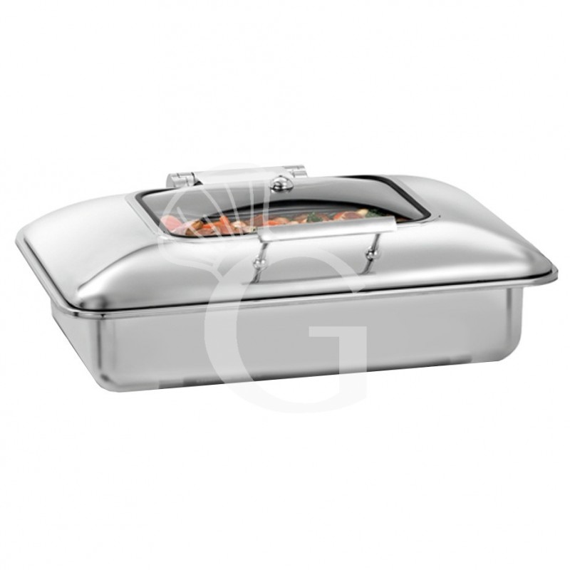 Chafing Dish con tapa GN1/1 para inducción L 580 x P 420 x H 205 mm