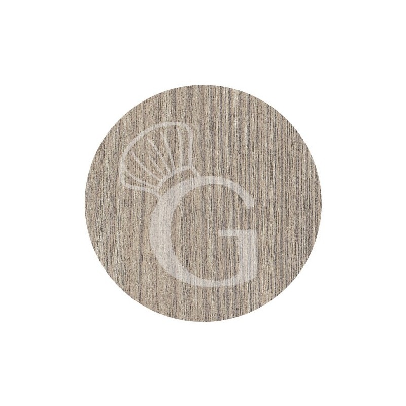 Tablero redondo en HPL estratificado Grey Wood, Ø 600 mm, grosor 10 mm