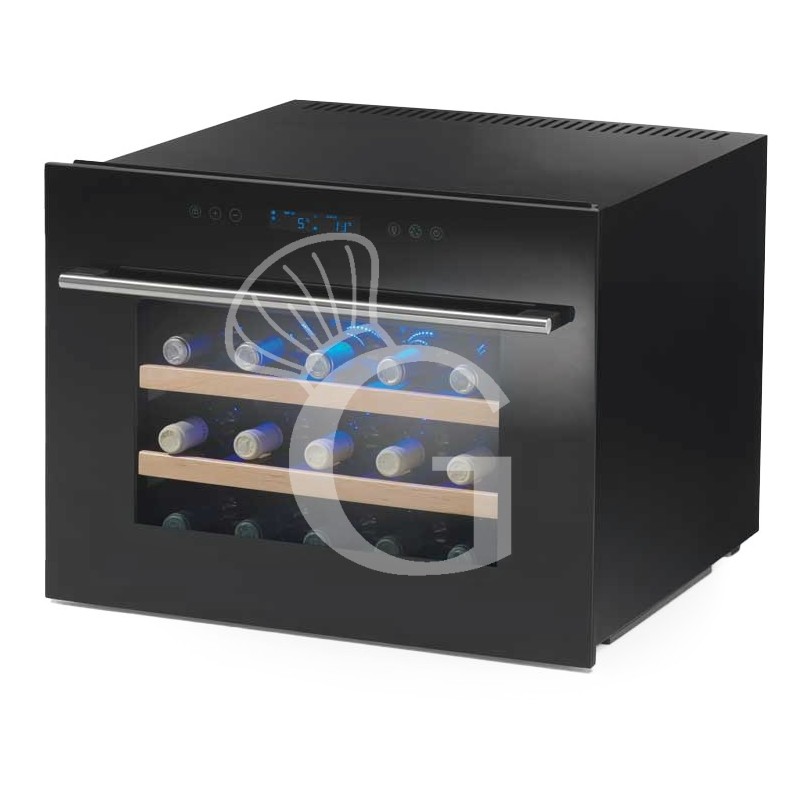 Vinoteca empotrable Ventilada 53 LT 3 estantes 24 botellas +5°C/+19°C