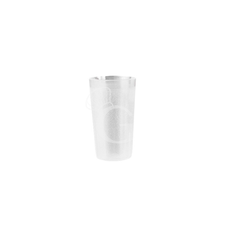 Vaso de policarbonato de diámetro  57,5/75 mm y H 130 mm