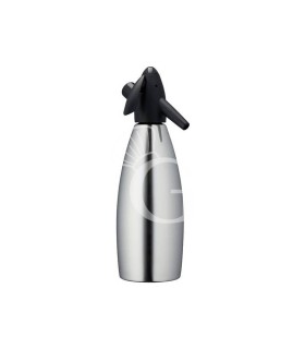 Sifón selz profesional inox con botella de acero inox de 1 litro
