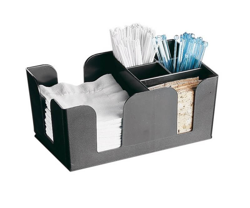 Portaobjetos de bar de plástico