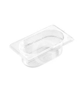 CUBETA APILABLE DE POLICARBONATO GN1/9 - L 176 MM X P 108 MM X H 65 MM