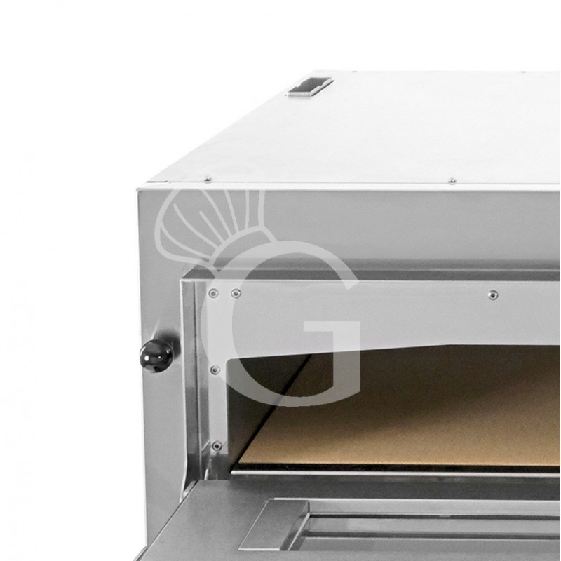 Horno eléctrico para 6+6 pizzas diámetro 350 mm 2 cámaras control mecánico 20KW