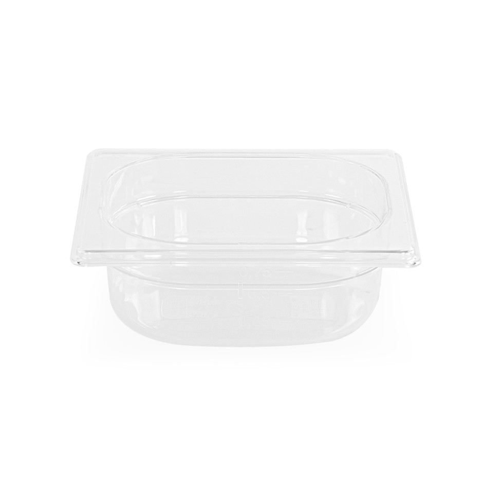 CUBETA APILABLE DE POLICARBONATO GN1/9 - L 108 MM X P 176 MM X H 100 MM