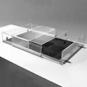 Cubierta de plexiglás para cuba refrigerada L 1400 mm