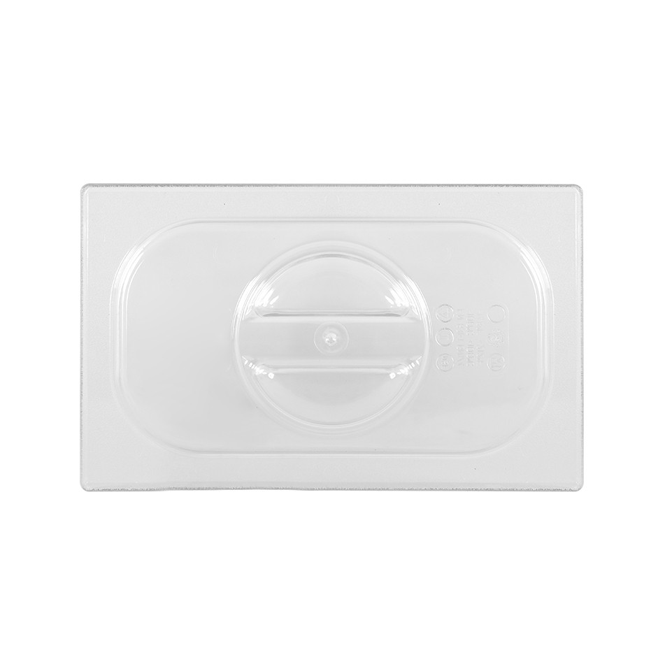 TAPA EN POLICARBONATO GN1/4 DIMENSIONES L 265 X P 163 MM