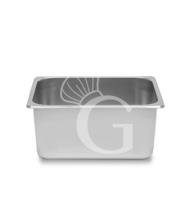 Cubeta de acero inox GN1/2 L 325mm x P 265 mm x H 150 mm