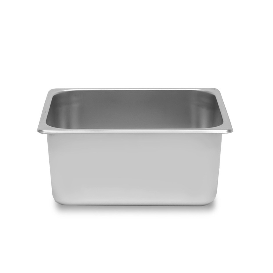Cubeta de acero inox GN1/2 L 325mm x P 265 mm x H 150 mm
