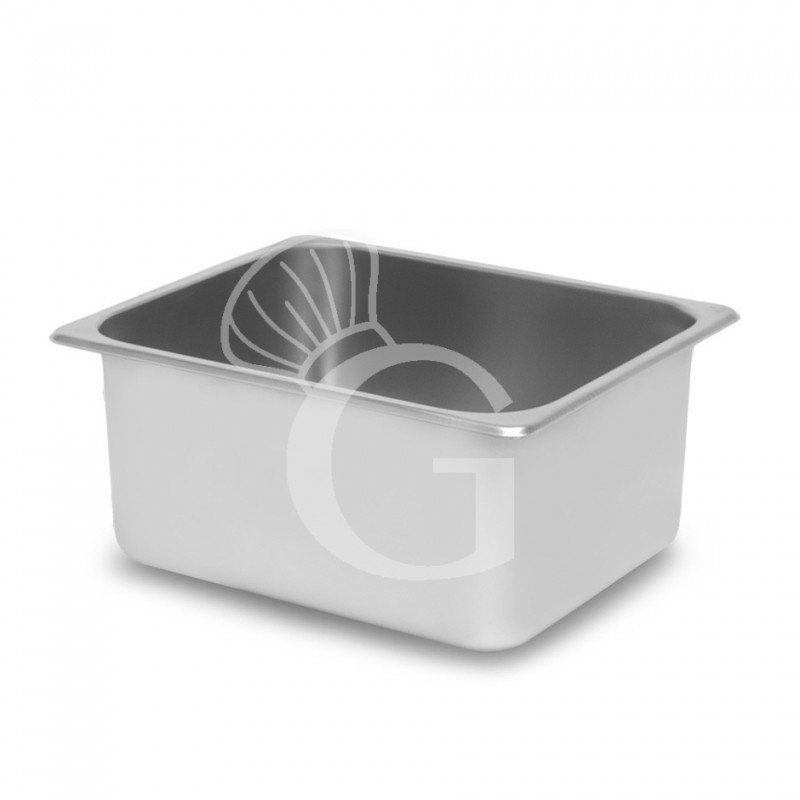 Cubeta de acero inox GN1/2 L 325mm x P 265 mm x H 150 mm