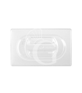 TAPA EN POLICARBONATO GN1/9 DIMENSIONES L 108 X P 176 MM