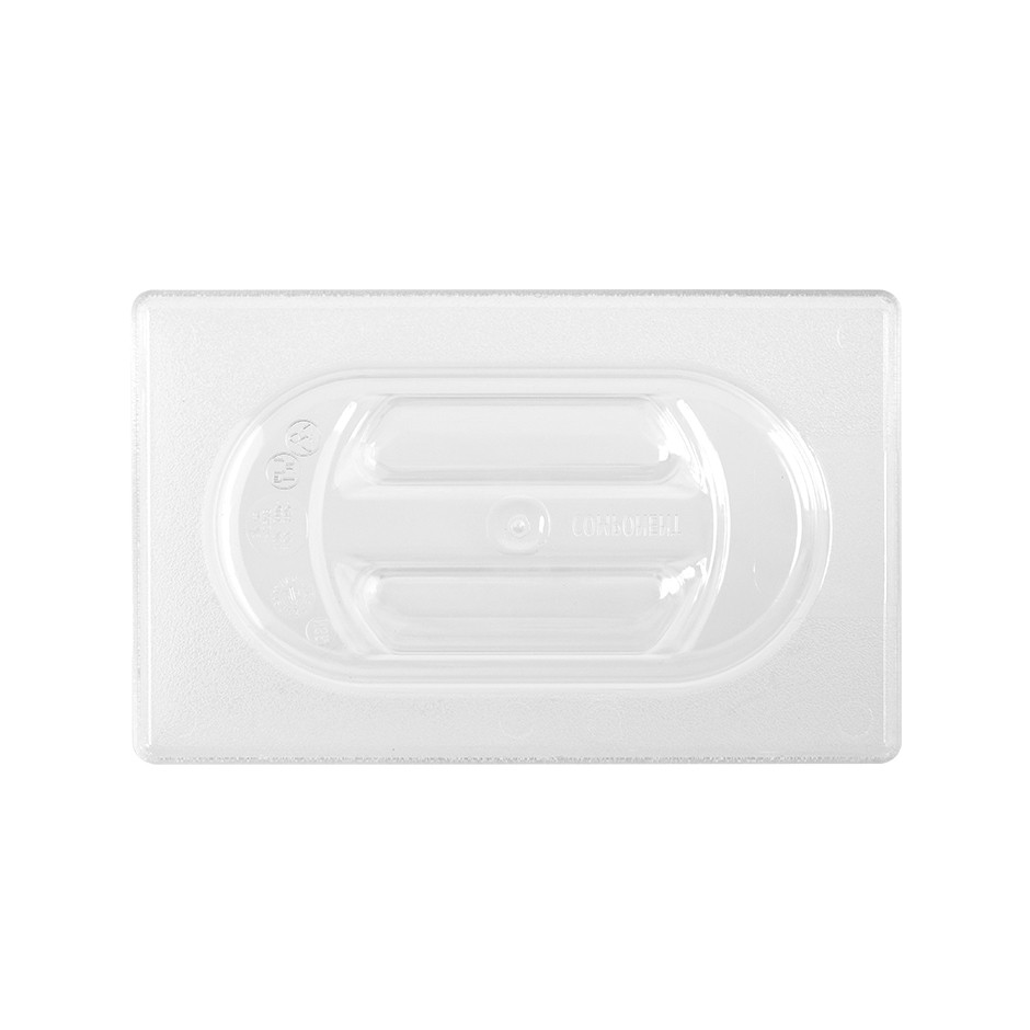 TAPA EN POLICARBONATO GN1/9 DIMENSIONES L 108 X P 176 MM