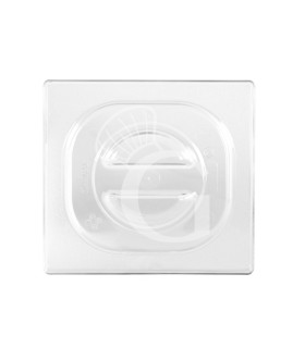 TAPA EN POLICARBONATO GN1/6 DIMENSIONES L 176 X P 162 MM