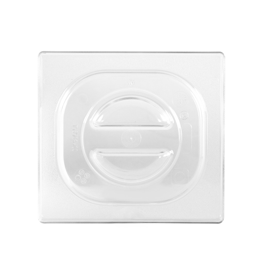 TAPA EN POLICARBONATO GN1/6 DIMENSIONES L 176 X P 162 MM