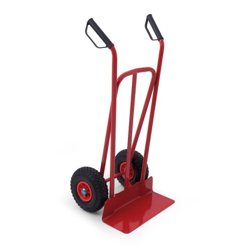 Carrito portacajas en acero inoxidable con plataforma 530×440×1050 mm, capacidad 200 kg