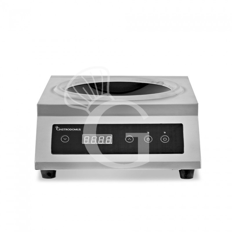 Wok de inducción con 1 zona de cocción 5 KW de potencia