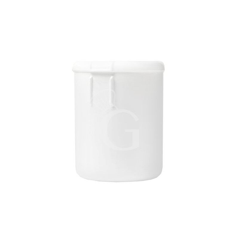 Carapina de polietileno blanco H 247 mm diámetro 200 mm capacidad 6 L