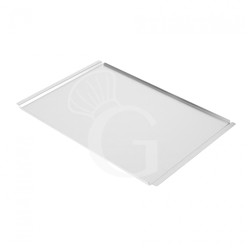 Bandeja de acero inox 460 mm x 340 mm H 10 mm