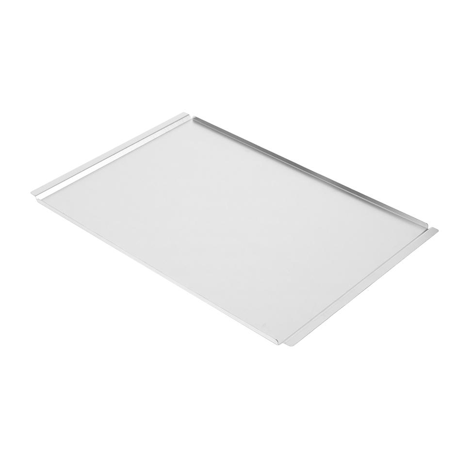 Bandeja de acero inox 460 mm x 340 mm H 10 mm