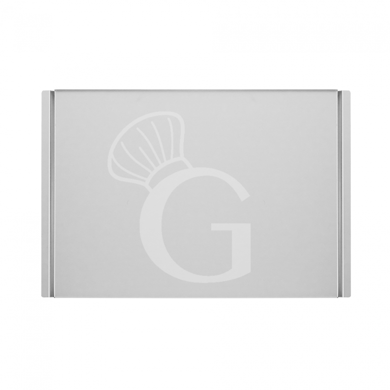 Bandeja de acero inox 460 mm x 340 mm H 10 mm Bandeja de acero inox 460 mm x 340 mm H 10 mm