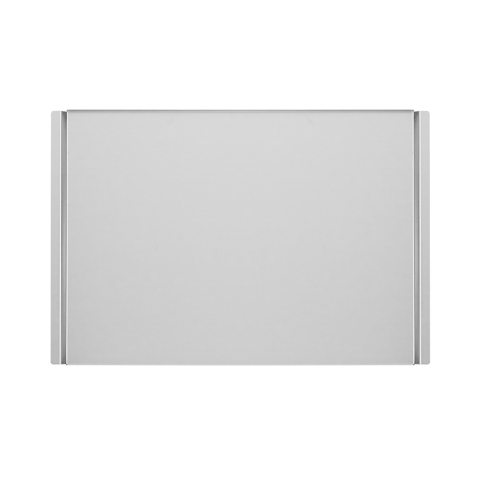 Bandeja de acero inox 600 mm x 400 mm H 10 mm