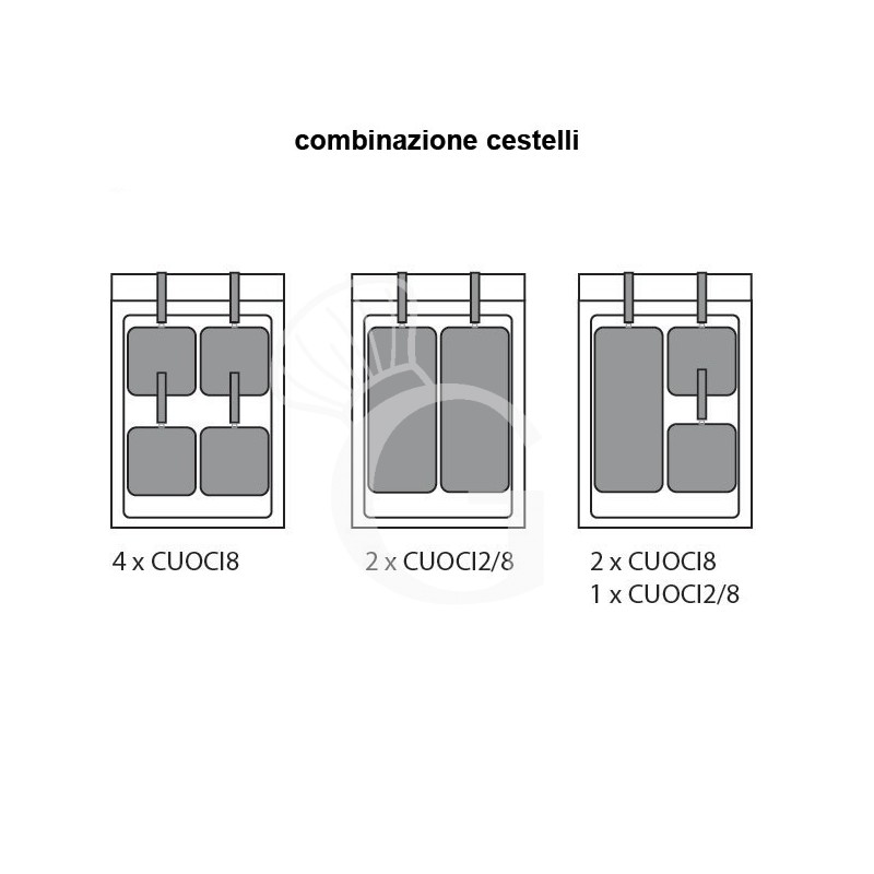 Cocedor de pasta eléctrico profesional de sobremesa 1 cuba - 14 LT - L 300 mm x P 600 mm x A 410 mm