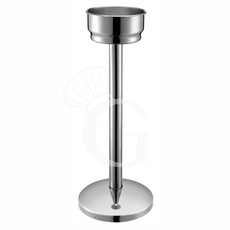 Pedestal para cubitera champagne y cava de acero inox Ø180 x H 675 mm