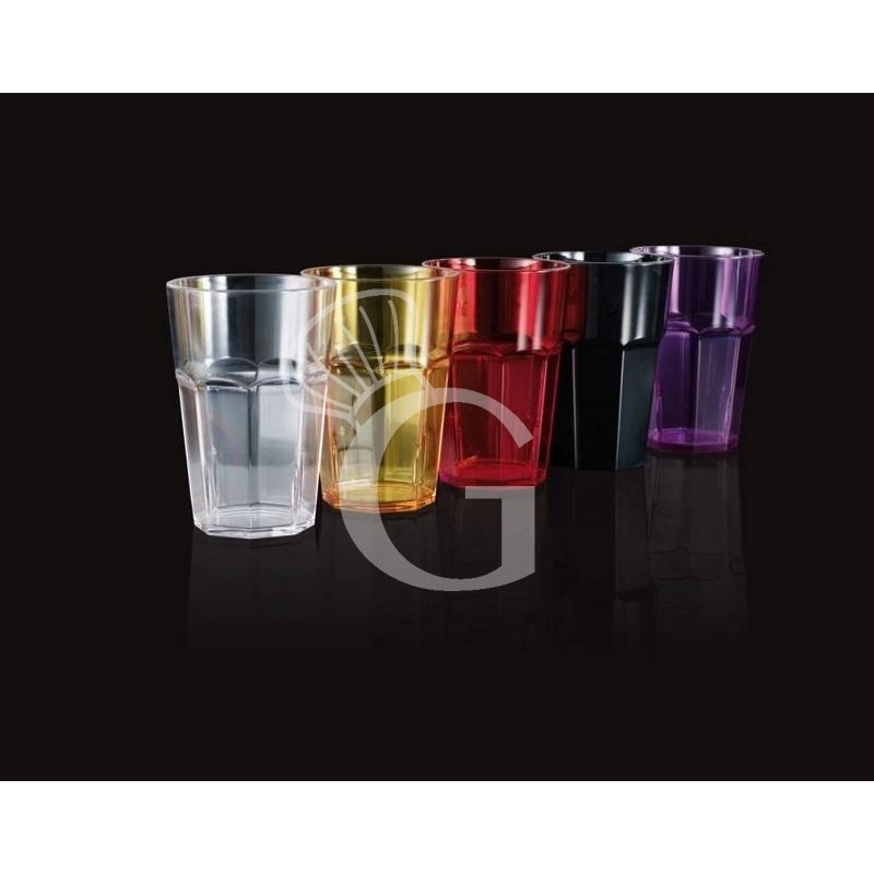 aso de policarbonato de colores de diámetro 60/90 mm de diámetro y H 132 mm