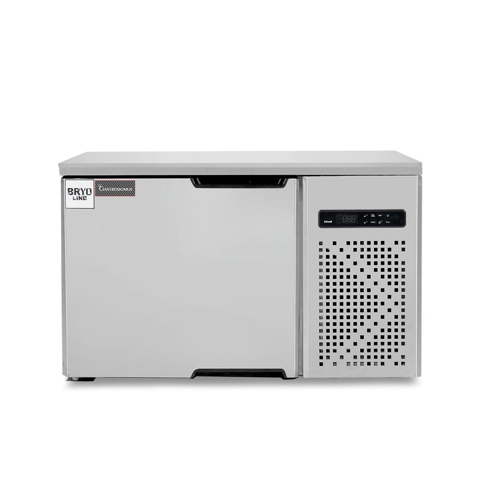Abatidor de temperatura en acero inoxidable para 3 bandejas o rejillas GN 2/3 ( 353 x 325 mm ), -18°/+3°C