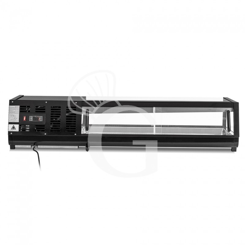 Vitrina para sushi 5 cubetas GN1/3 altura 40mm