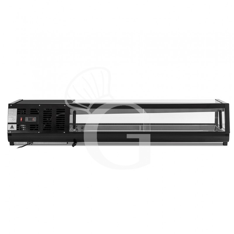 Vitrina para sushi 6 cubetas GN1/3 altura 40mm