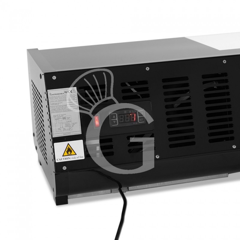 Detalle parte posterior vitrina