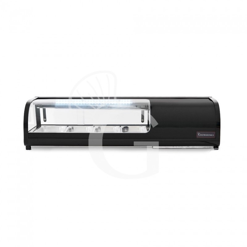 Vitrina Refrigerada para sushi 4 Cubetas GN1/3 190 W