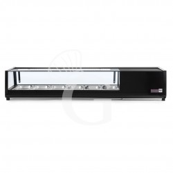 Vitrina para sushi 6 cubetas GN1/3 altura 40mm