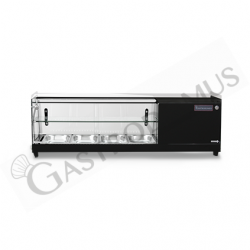 Vitrina Refrigerada para tapas 4 Cubetas GN1/3 160 W