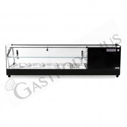 Vitrina Refrigerada para tapas 5 Cubetas GN1/3, 160 W, l 1295 mm x p 395 mm x h 375 mm