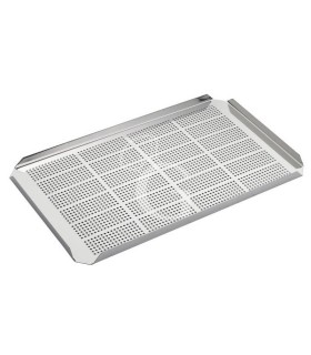 Falso fondo perforado de acero inox GN 1/1 L 260 mm x 470 mm