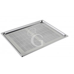 Cubeta perforada de acero inox GN 2/1 L 650 mm x P 530 mm x H 20 mm
