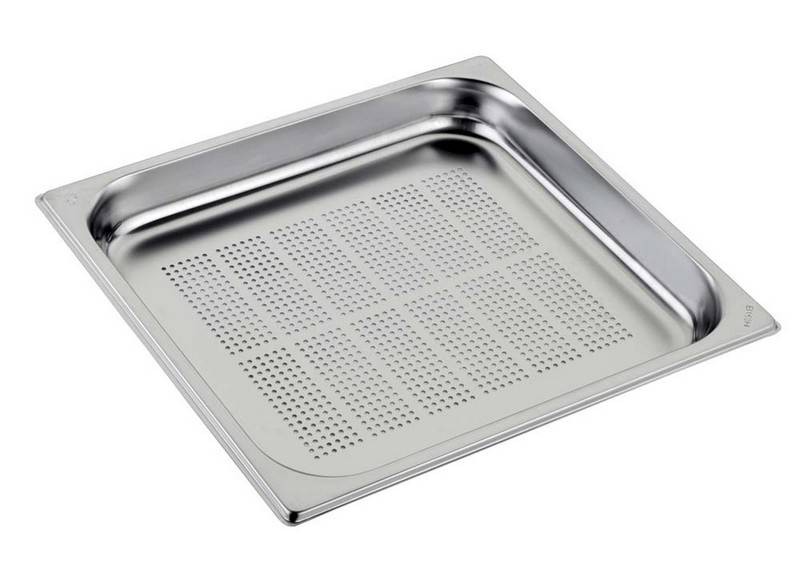 Cubeta perforada de acero inox GN 2/3 L 353 mm x P 325 mm x H 20 mm