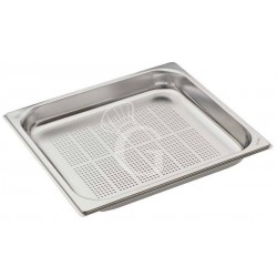Cubeta perforada de acero inox GN 2/3 L 353 mm x P 325 mm x H 40 mm
