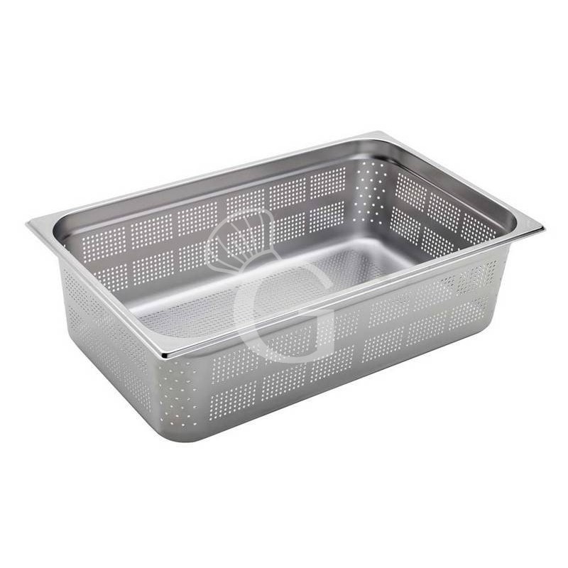 Cubeta perforada de acero inox GN 2/3 L 353mm x 325 mm x H 150 mm