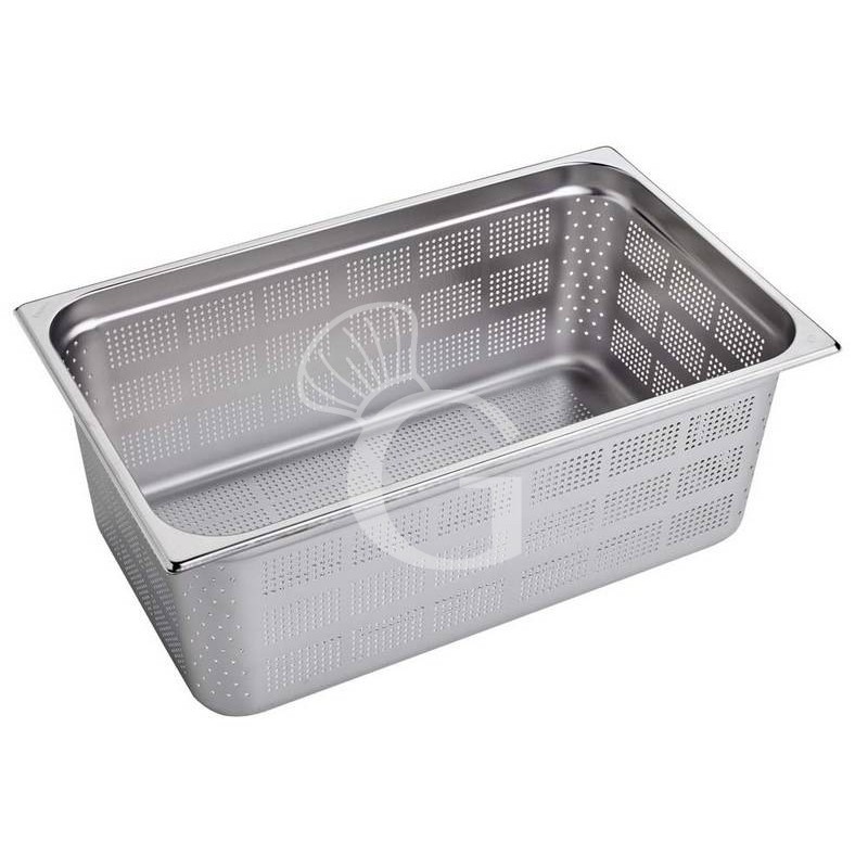 Cubeta perforada de acero inox GN 2/3 L 353 mm x P 325 mm x H 200 mm
